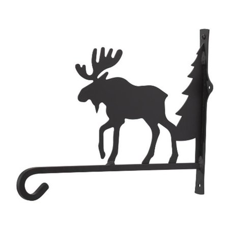 VILLAGE WROUGHT IRON Village Wrought Iron PHD-22-12 Moose and Tree Plant Hanger PHD-22-12